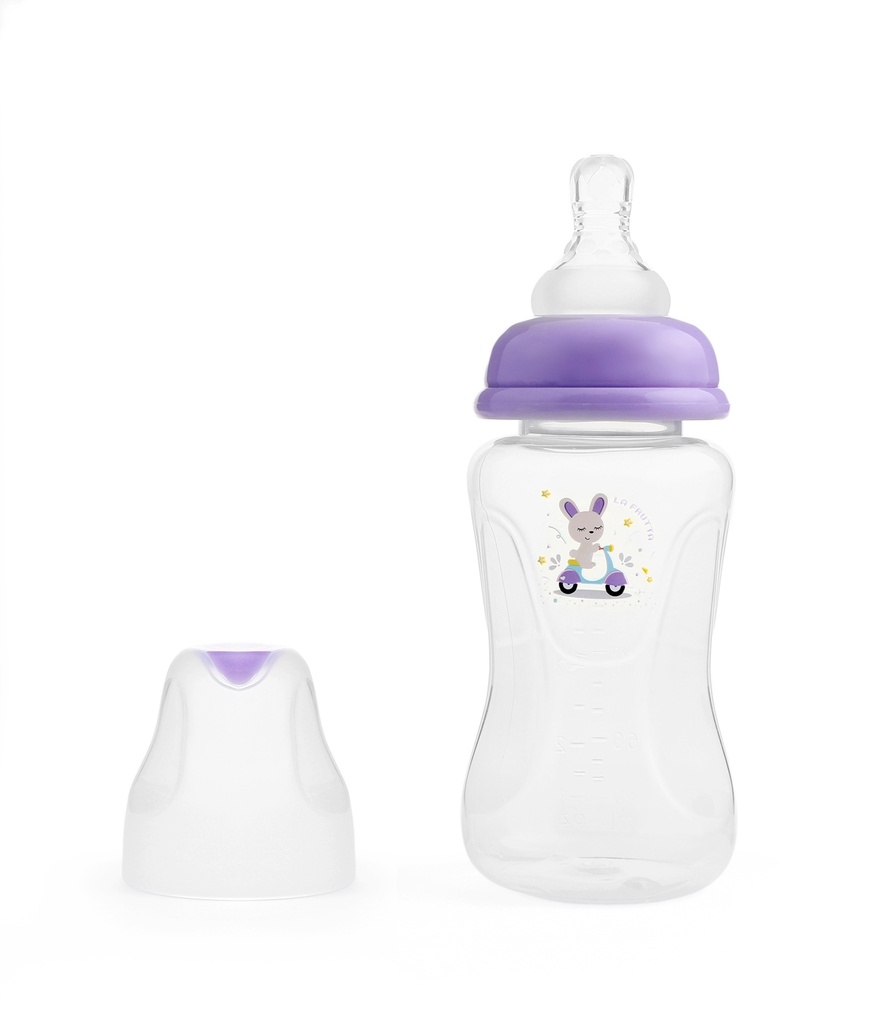 La Frutta PP Comfort Feeding Bottle 160ml +0Months - Purple