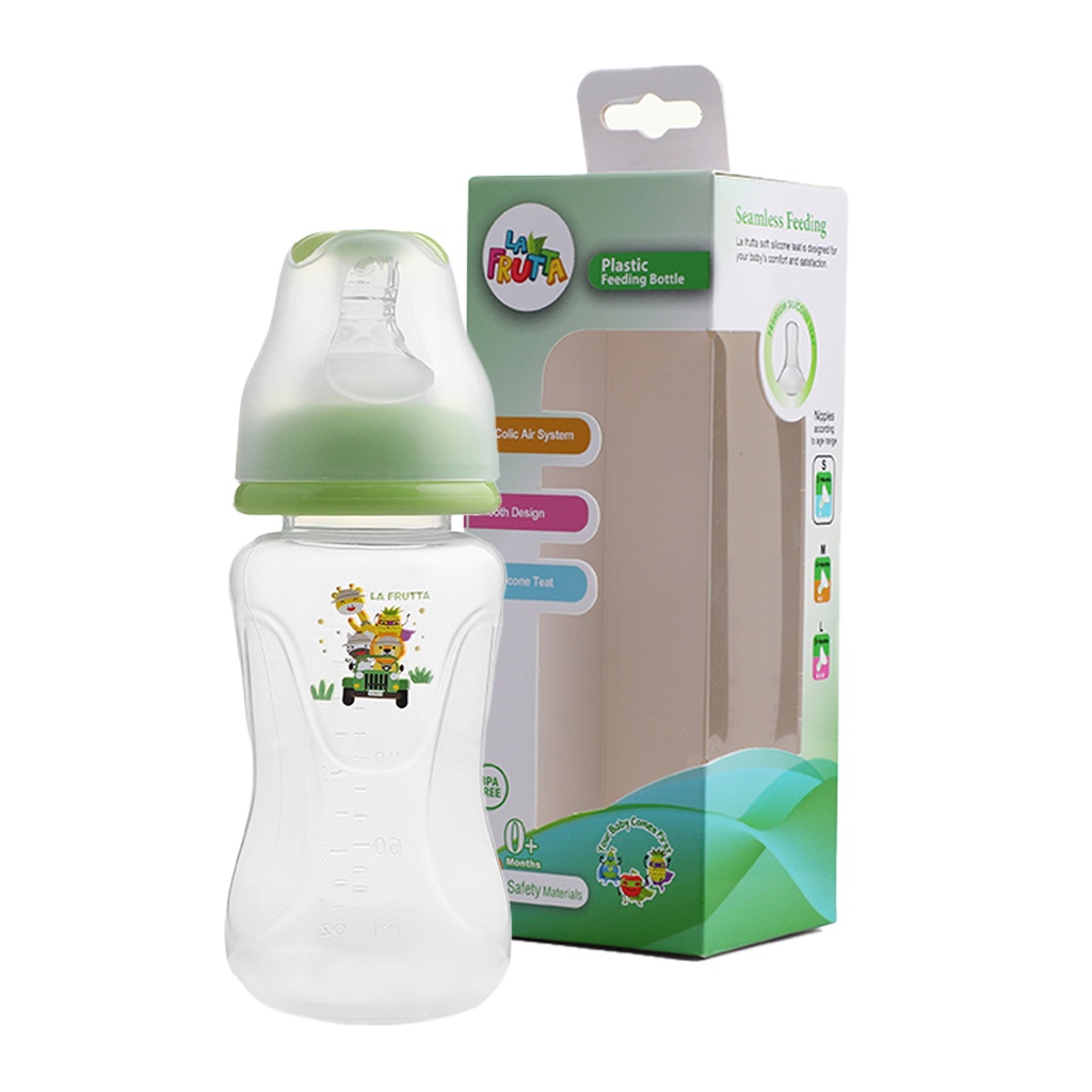 La Frutta PP Comfort Feeding Bottle 160ml +0Months - Green 