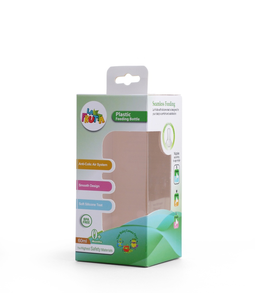 La Frutta PP Comfort Feeding Bottle 60ml +0Months - Green