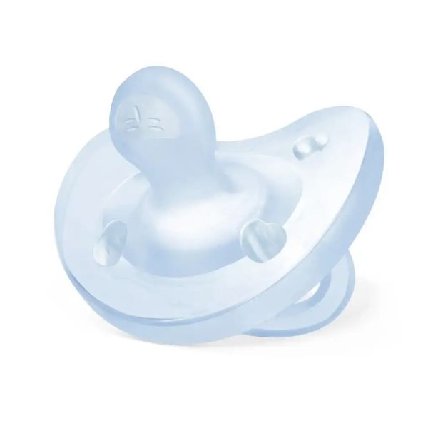 Chicco Physio Full Silicone Pacifier 0-6Months - Blue