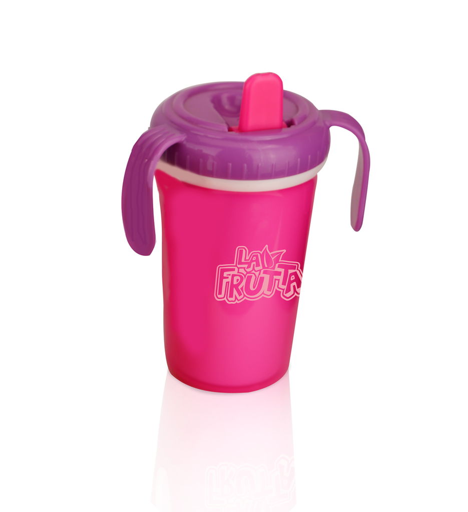 La Frutta Sippy Cup with Handles 270ml +8 Months - Pink