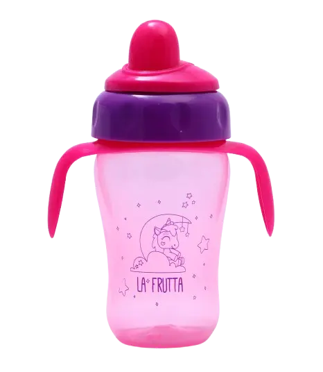 La Frutta Sippy Cup with Handles 270ml +8 Months - Pink