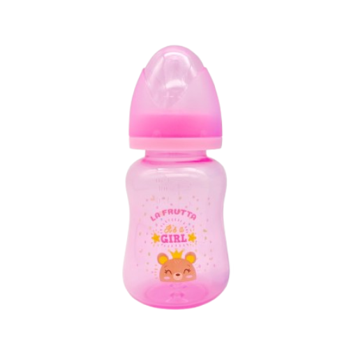 La Frutta Pink & Blue PP Feeding Bottle 150ml 0-6Months - Pink