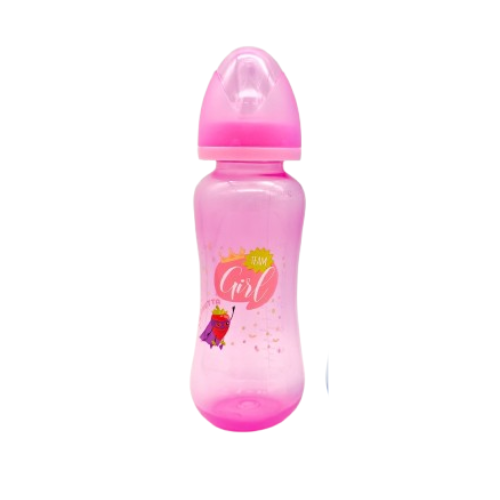 La Frutta Pink & Blue PP Feeding Bottle 240ml +4Months - Pink