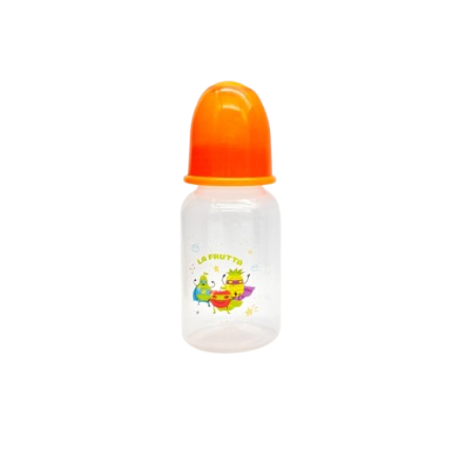 La Frutta PP Classic Feeding Bottle 120ml +0months - Orange