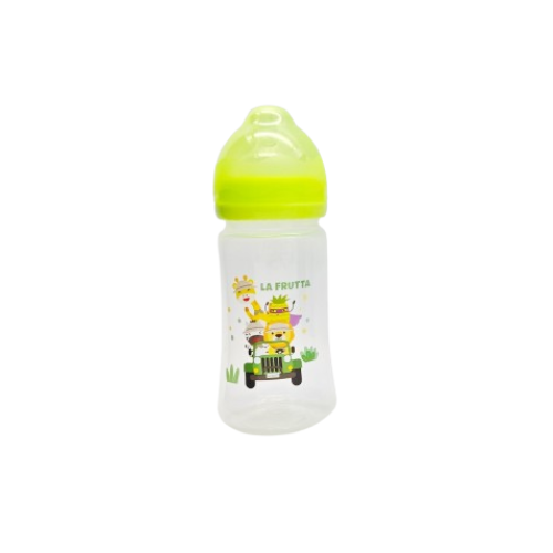 La Frutta Wide Neck PP Bottle 220ml +4months - Green