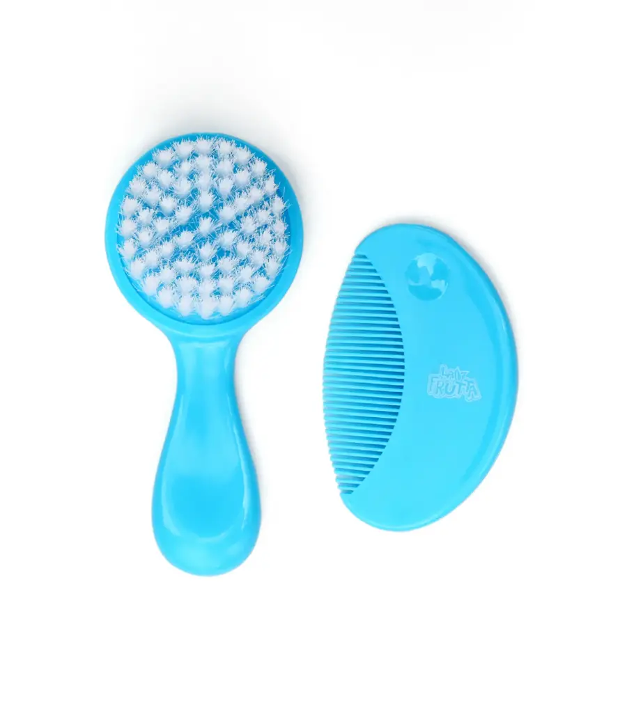 La Frutta Prime Comb & Brush Set - Blue