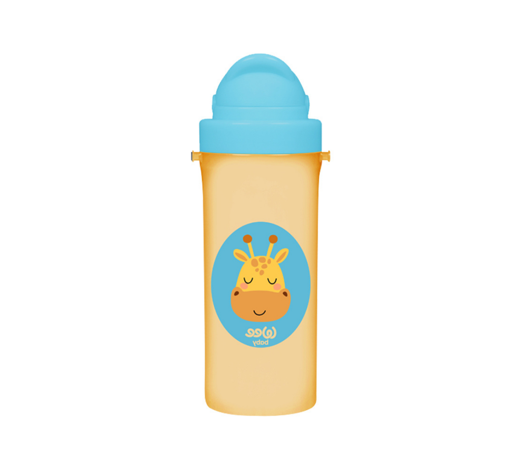 Wee Baby Friends Silicone Straw Cup +6months 300ml - Orange