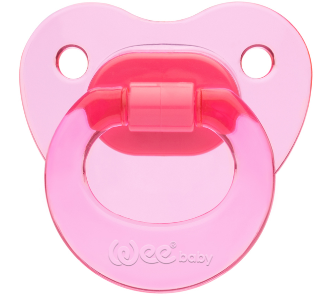 Wee baby Candy Orthodontic Soother 0-6Months - Pink