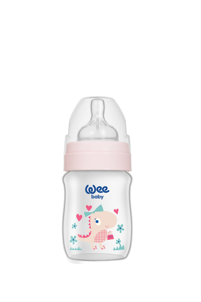 Wee Baby Classic Wide Neck Feeding Bottle 150ml - Pink