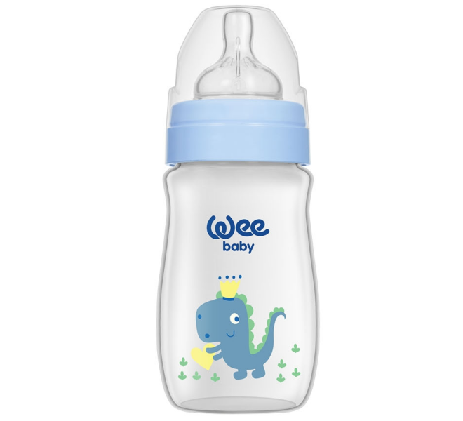 Wee Baby Classic Wide Neck Feeding Bottle 250ml - Blue