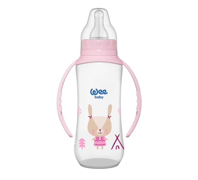 Wee Baby PP Feeding Bottles With Grip 270 ml 6-18Months