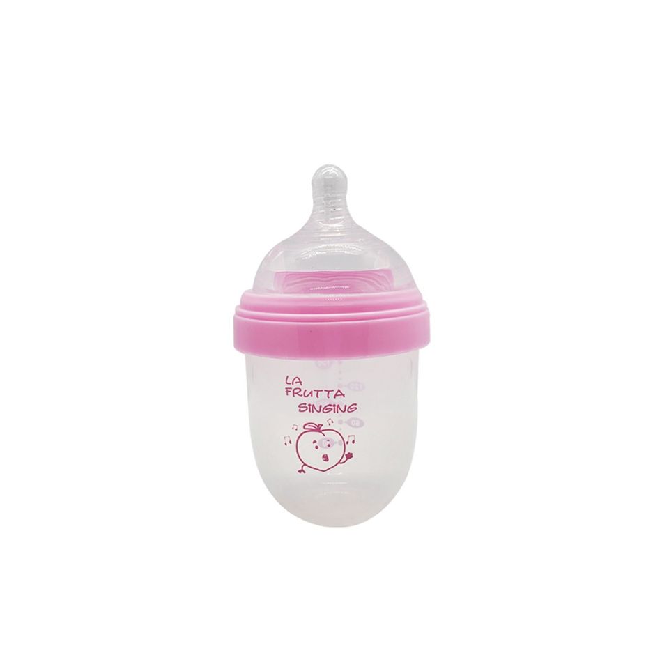 La Frutta Natural Feeding Bottle 180ml 0-6Months - Pink