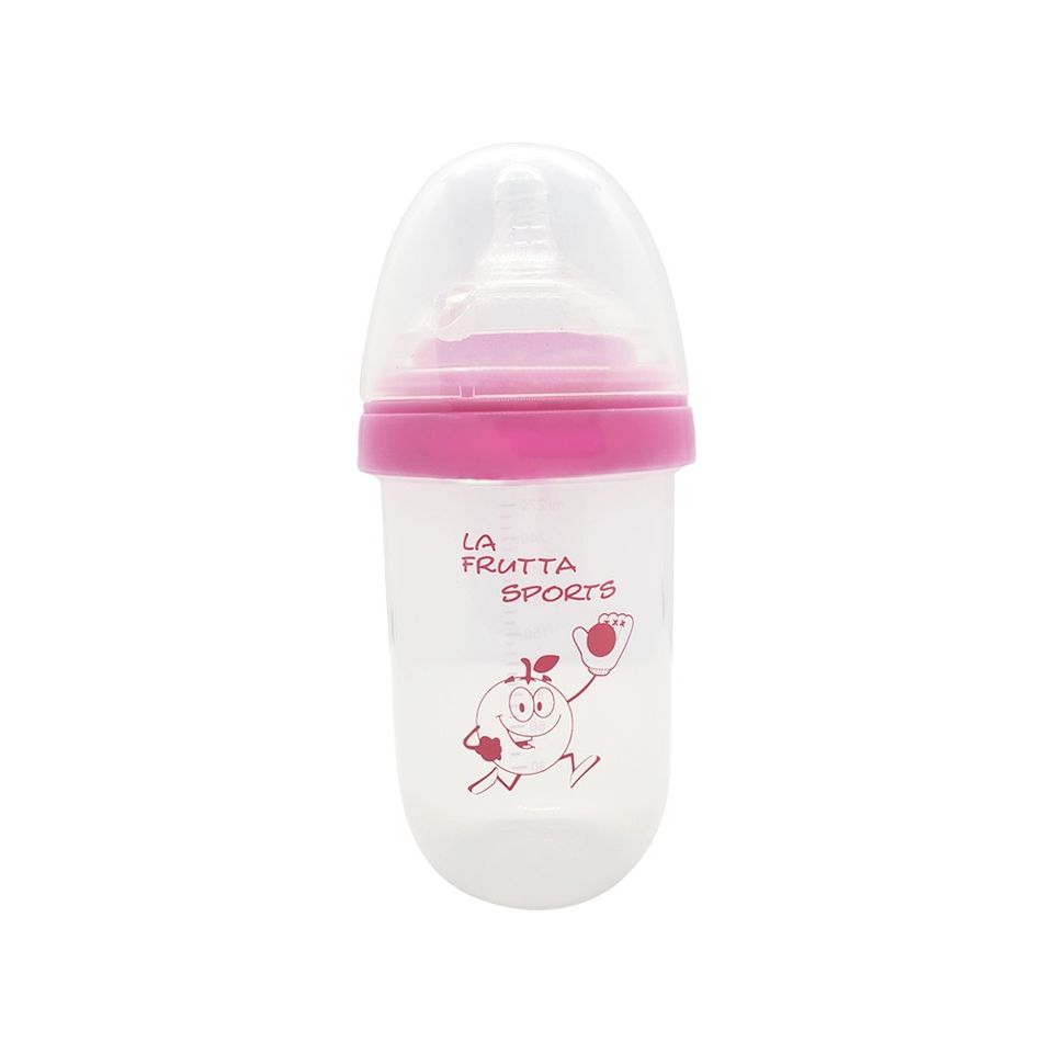 La Frutta Natural Feeding Bottle 270ml 0-6Months - Pink