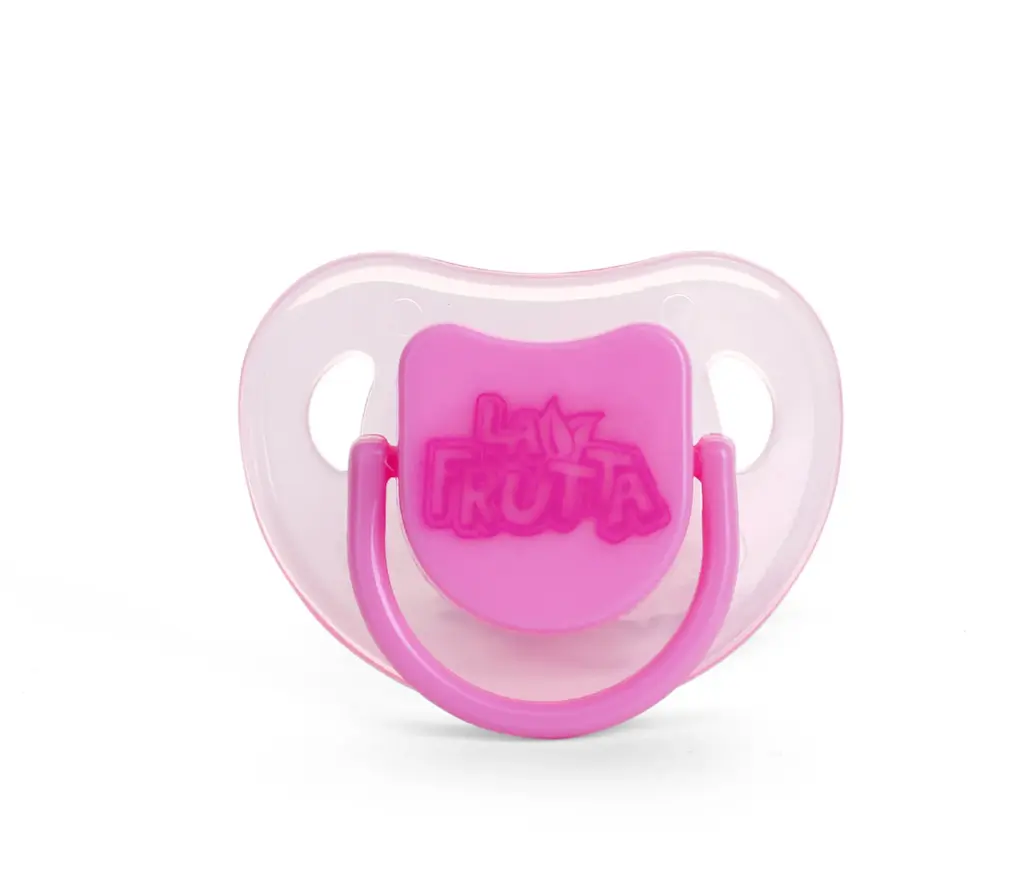 La Frutta Pacifier with Cover +18Months - Pink