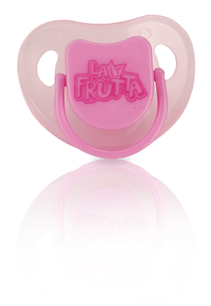 La Frutta Pacifier with Cover +18Months - Pink