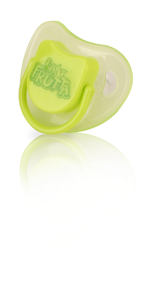 La Frutta Pacifier With Cover +18Months - Green