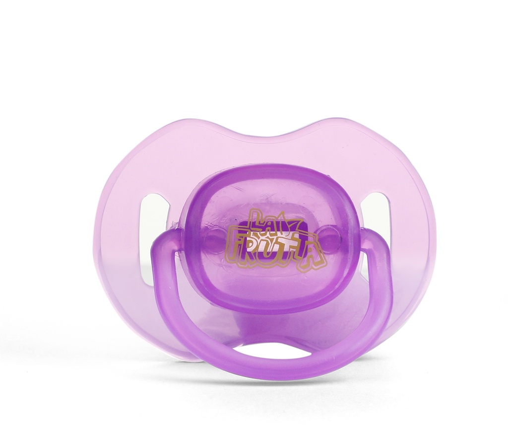 La Frutta Pacifier with Cover 0-6Months Infinity Shape - Purple