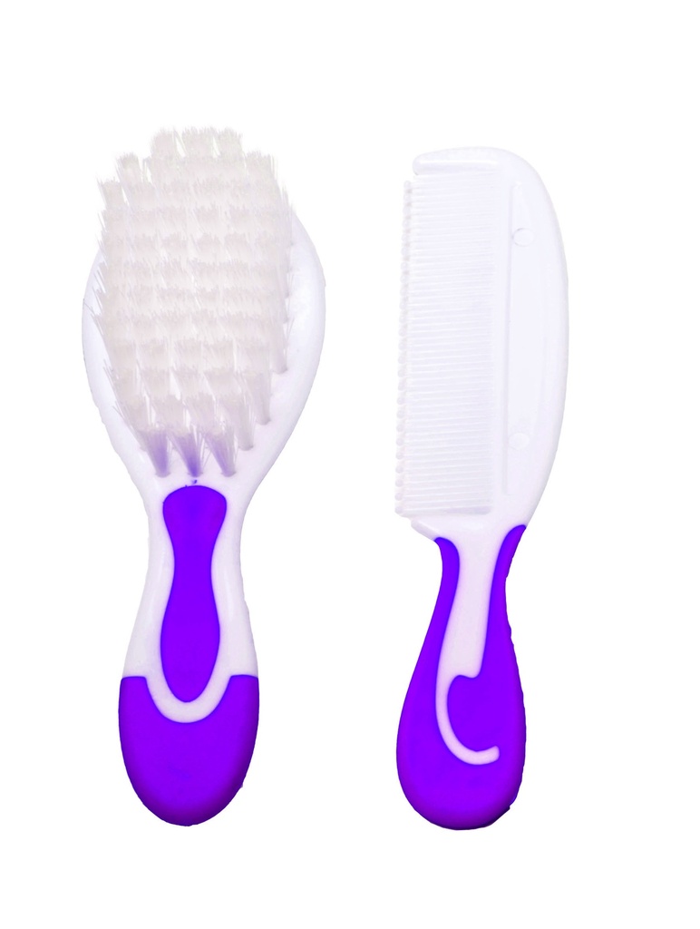 La Frutta Comb & Brush Set - Purple