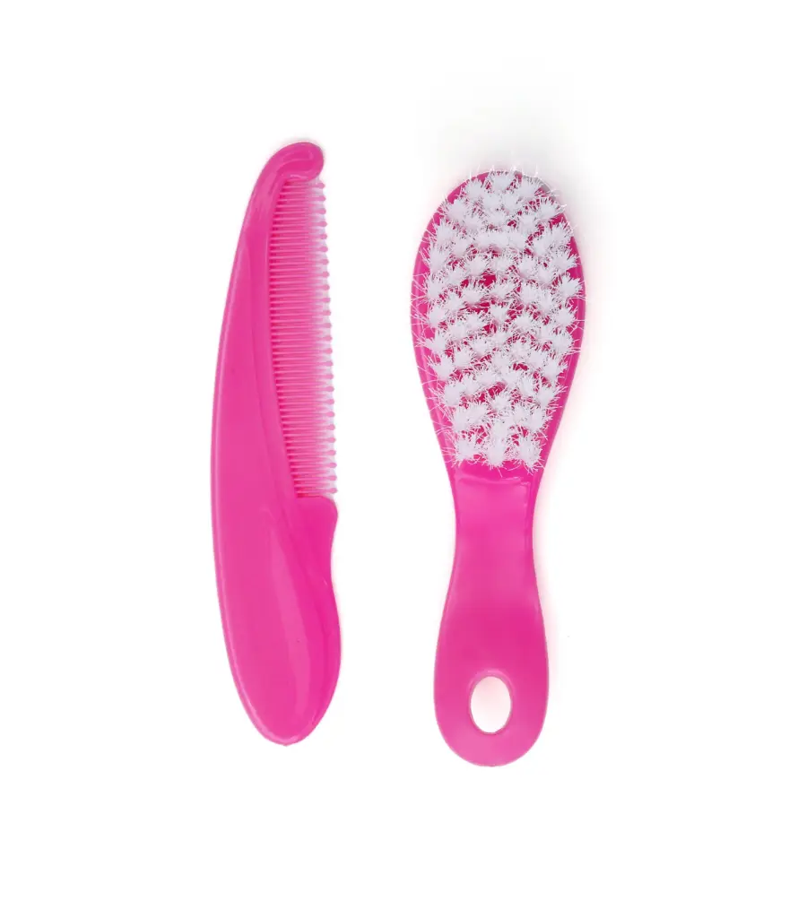 La Frutta Comb& Brush Set - Pink