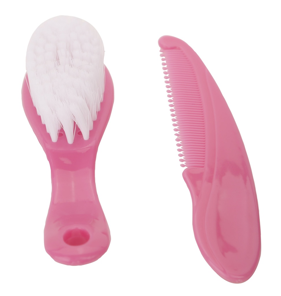 La Frutta Comb& Brush Set - Pink