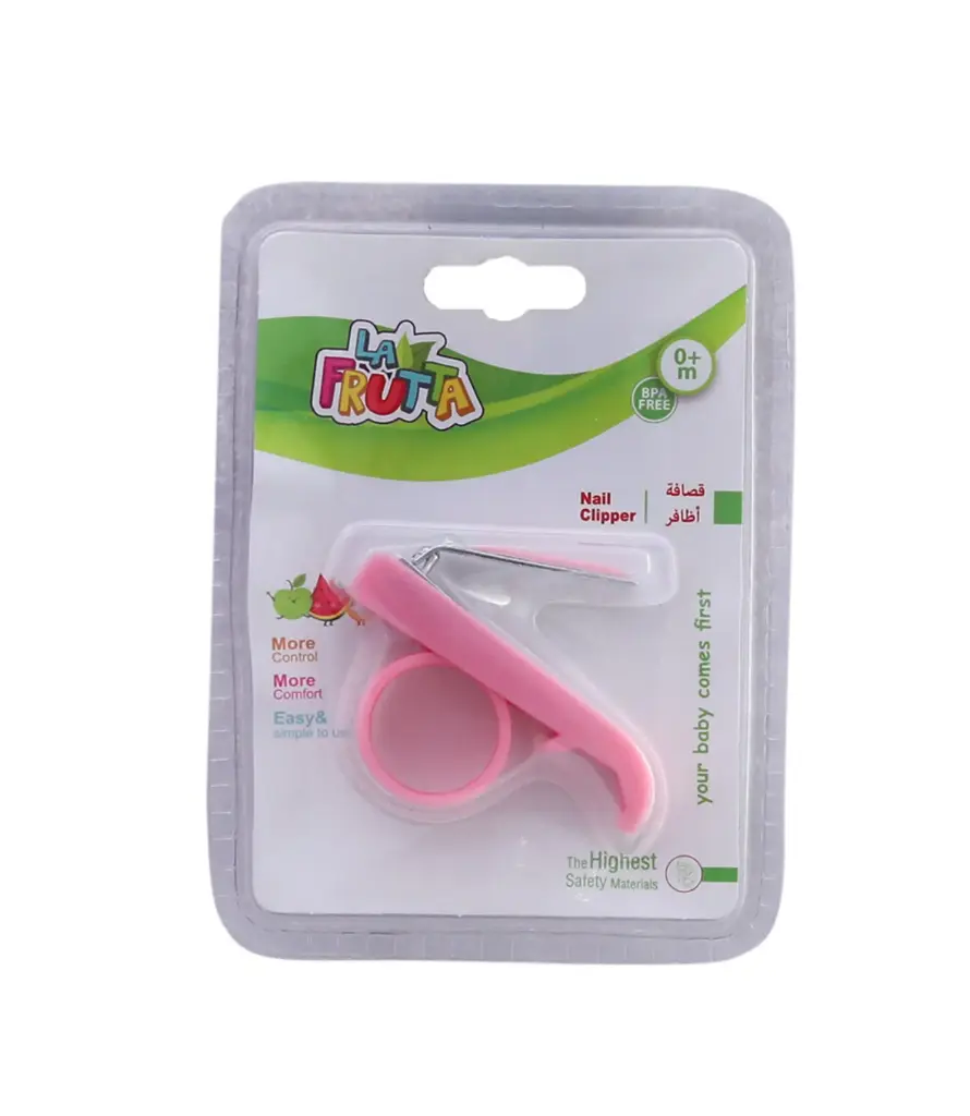 La Frutta Nail Clipper with Ring - Pink