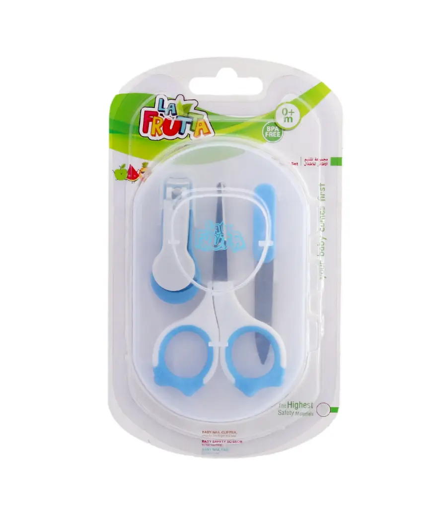 La Frutta Nail Scissors & Clipper Set with case - Blue