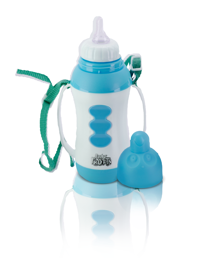 La Frutta Thermal Feeding Bottle - Blue