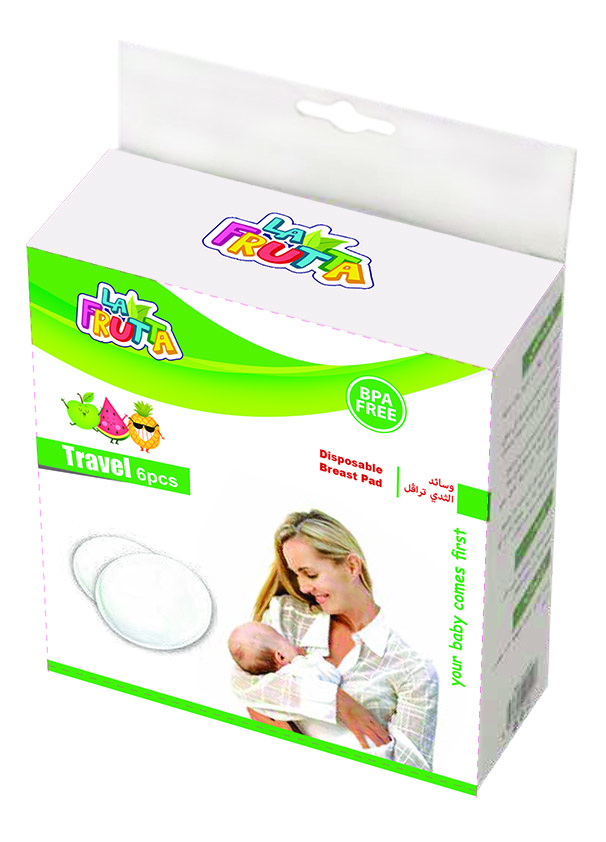 La Frutta Breast Pads 6Pieces - Cotton