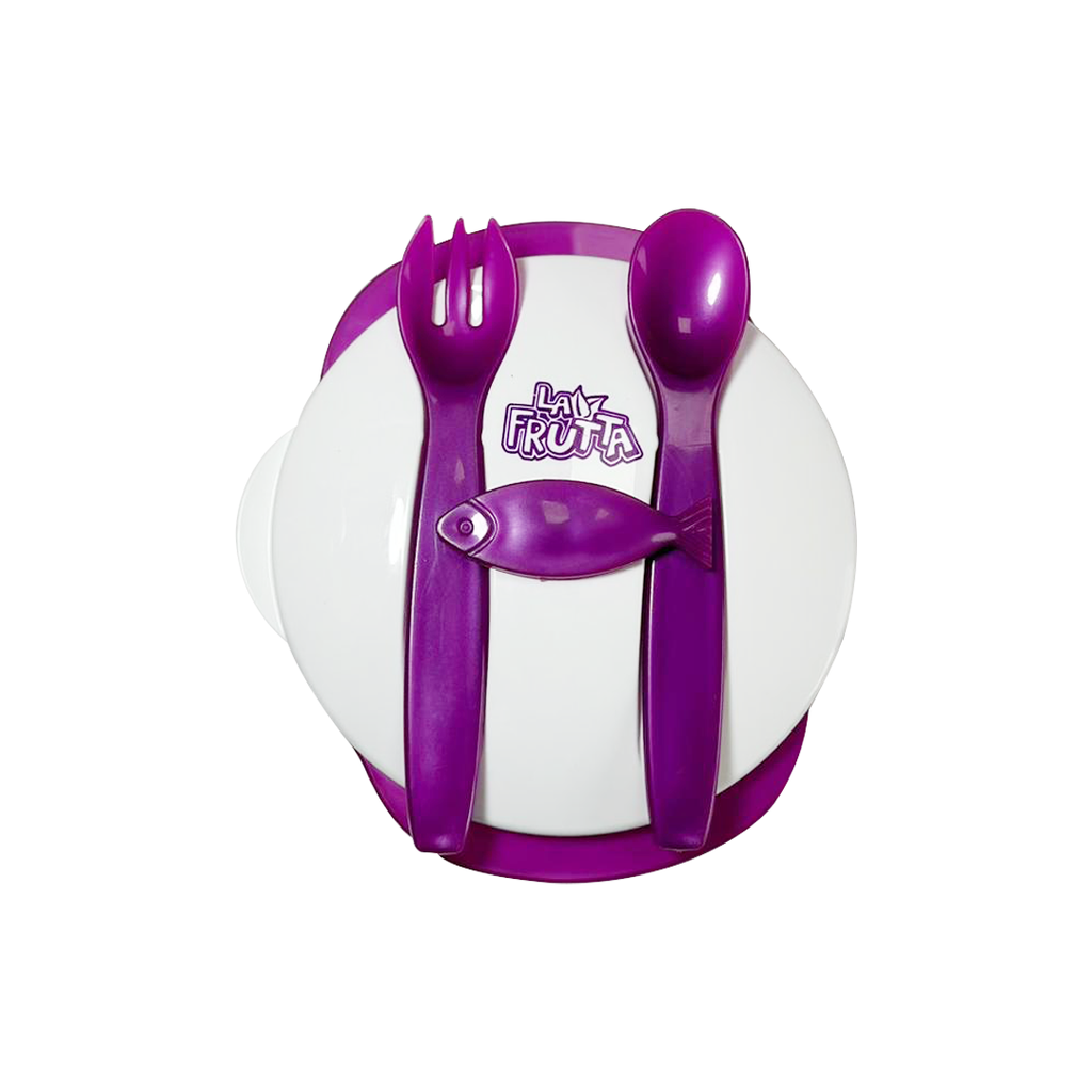 La Frutta Baby Food Set Plastic BPA Free - Purple