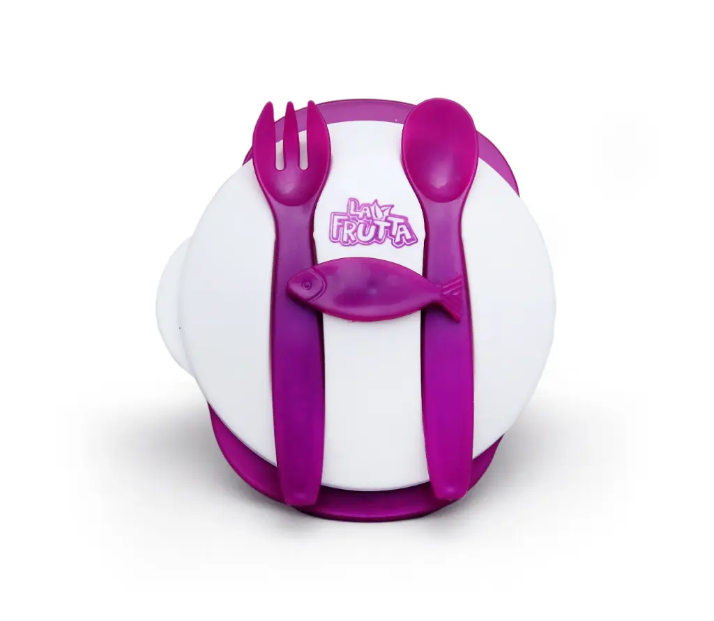 La Frutta Baby Food Set Plastic BPA Free - Purple