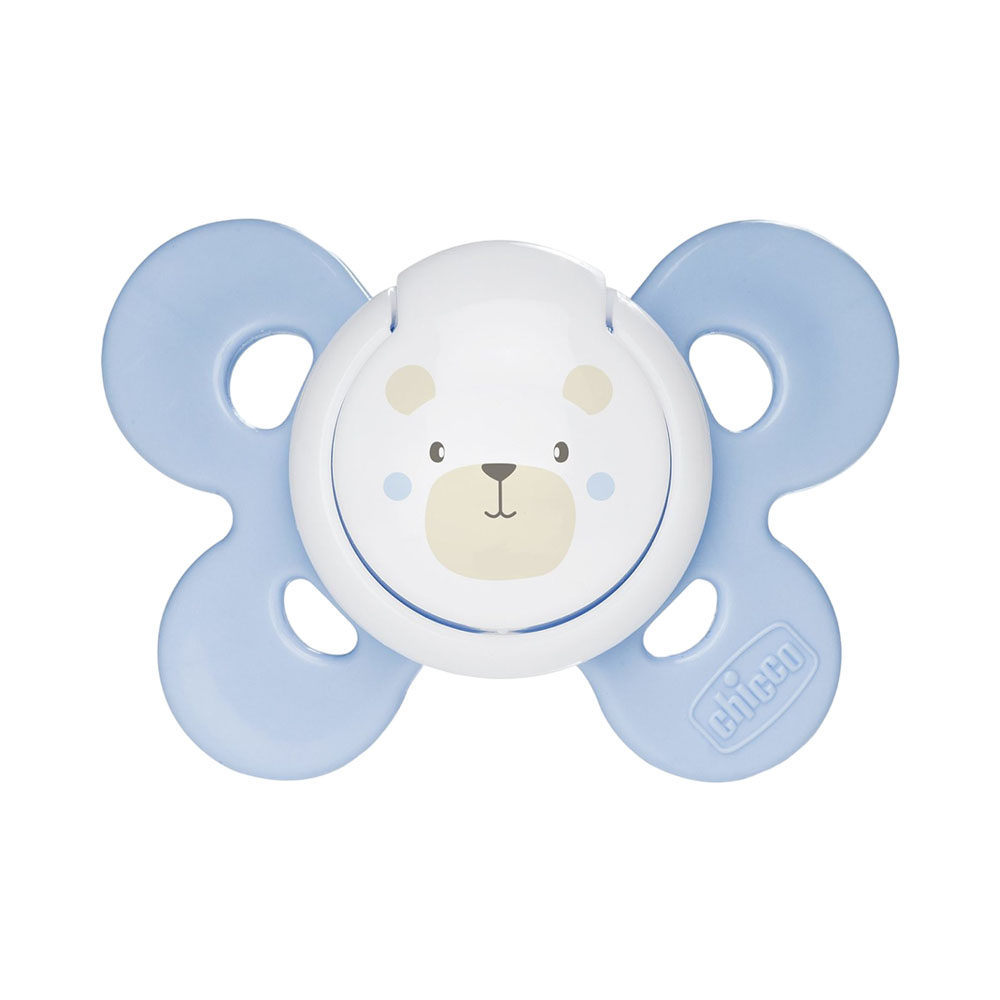 Chicco Silicone Comfort Single Pacifier 0-6Month - Blue