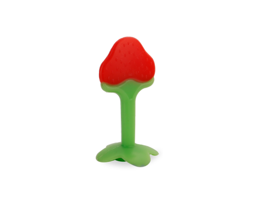 La Frutta Silicone Teether Fruit shaped - Red