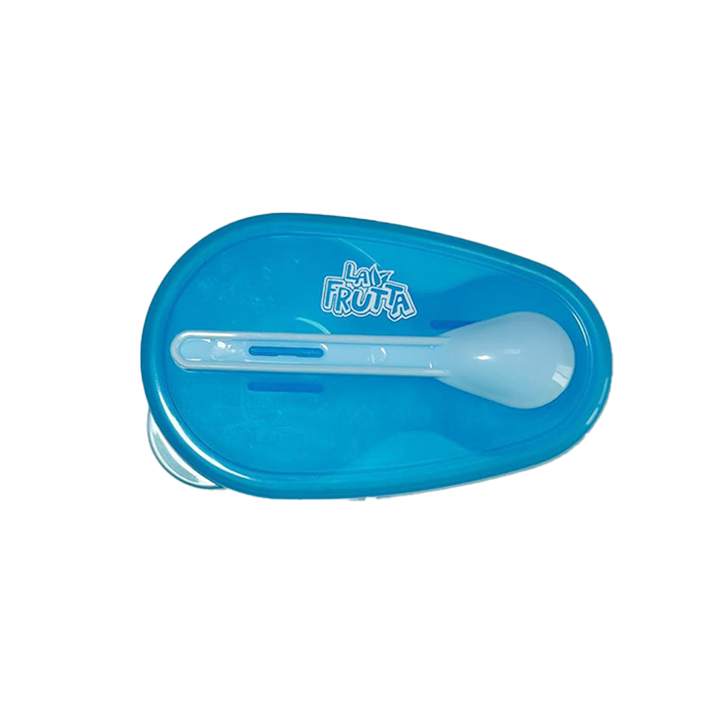 La Frutta Baby Bowl with Spoon - Blue 
