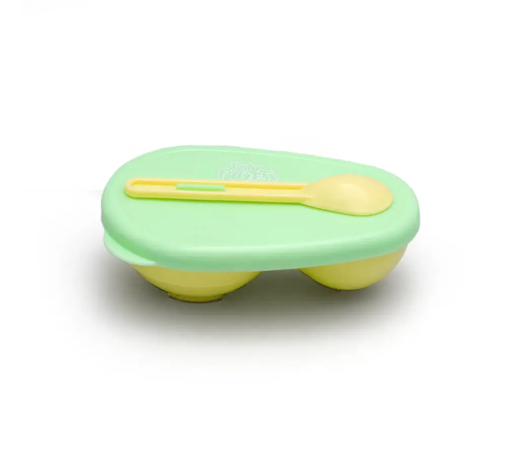 La Frutta Baby Bowl with Spoon - Green 
