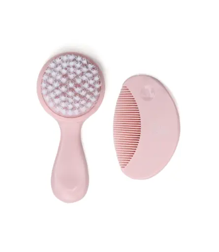 [22615+] La Frutta Prime Comb & Brush Set - Pink