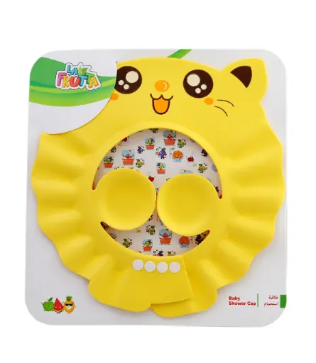 La Frutta Baby Shower Cap - Yellow Cat 