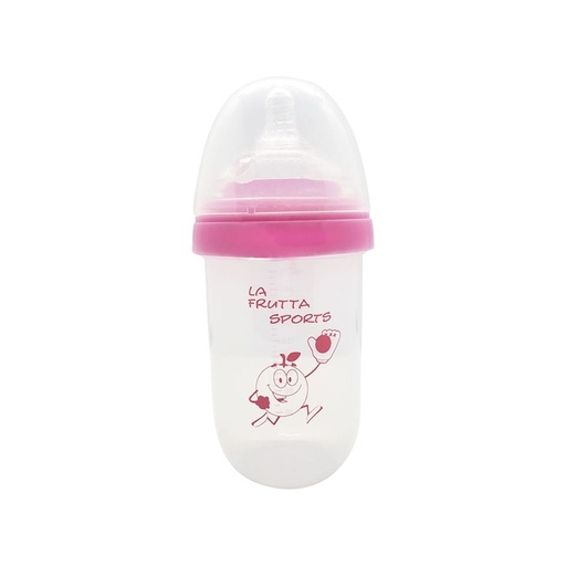 [6937620220577] La Frutta Natural Feeding Bottle 270ml 0-6Months - Pink