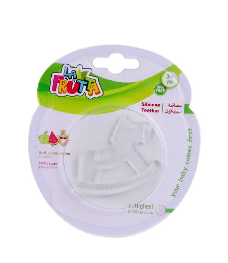 [6222027106617] La Frutta Silicone Teether - Horse-Shape