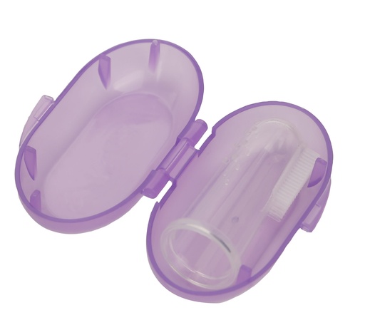 [6222027106891] La Frutta Finger Silicone Brush Small - Purple