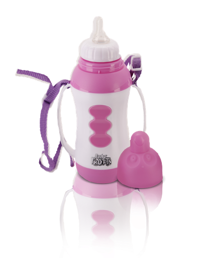 [6222027107850] La Frutta Thermal Feeding Bottle - Pink