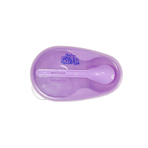 [22561+] La Frutta Baby Bowl with Spoon - Purple 